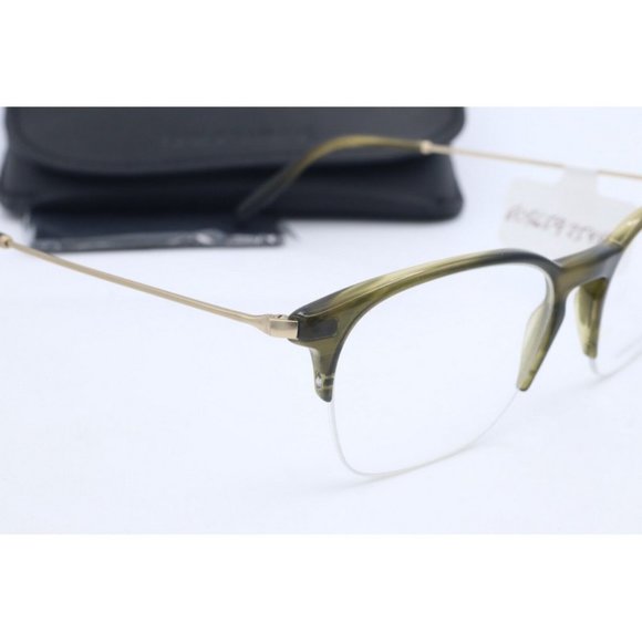 Giorgio Armani AR 7210 Tortoise Half Rim Rectangle Eyeglasses Clear Lenses 53mm - Picture 3 of 7